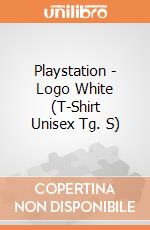 Playstation - Logo White (T-Shirt Unisex Tg. S) gioco