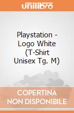 Playstation - Logo White (T-Shirt Unisex Tg. M) gioco