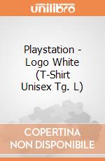 Playstation - Logo White (T-Shirt Unisex Tg. L) gioco
