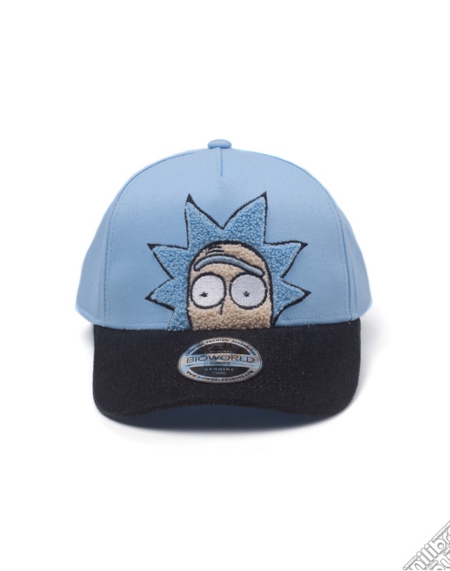 Rick And Morty - Rick Chenille 2D Embroidery Curved Bill Adjustable Blue (Cappellino) gioco