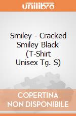 Smiley - Cracked Smiley Black (T-Shirt Unisex Tg. S) gioco