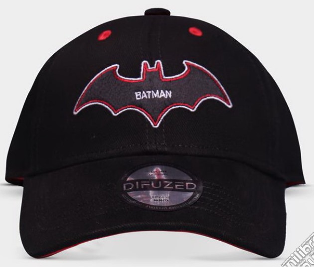 Dc Comics: Batman - Black & Red Curved Bill Cap Adjustable Black (Cappellino) gioco di GAF
