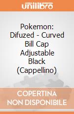 Pokemon: Difuzed - Curved Bill Cap Adjustable Black (Cappellino) gioco di GAF