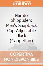 Naruto Shippuden: Men's Snapback Cap Adjustable Black (Cappellino) gioco di GAF