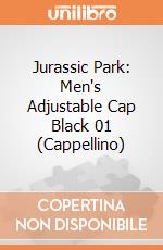 Jurassic Park: Men's Adjustable Cap Black 01 (Cappellino) gioco di GAF