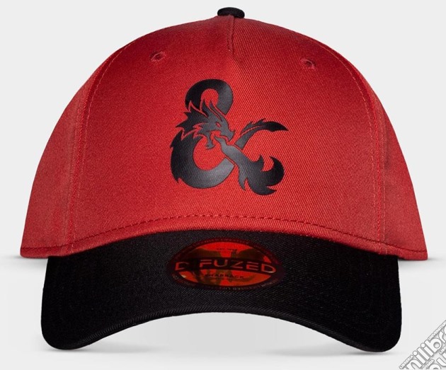 Cap Dungeons & Dragons Rosso Logo gioco di GAF