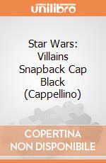 Star Wars: Villains Snapback Cap Black (Cappellino) gioco di GAF