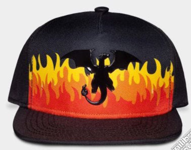 Pokemon: Charizard Men's Snapback Cap Black (Cappellino) gioco di GAF