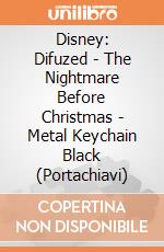 Disney: Difuzed - The Nightmare Before Christmas - Metal Keychain Black (Portachiavi) giochi