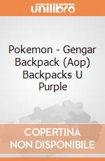 Pokemon - Gengar Backpack (Aop) Backpacks U Purple gioco