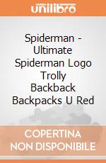 Spiderman - Ultimate Spiderman Logo Trolly Backback Backpacks U Red gioco