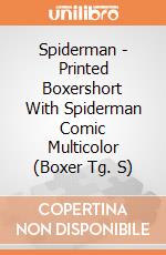 Spiderman - Printed Boxershort With Spiderman Comic Multicolor (Boxer Tg. S) gioco