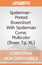 Spiderman - Printed Boxershort With Spiderman Comic Multicolor (Boxer Tg. XL) gioco