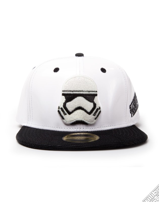 Star Wars - White Snapback With Storm Trooper Embroidery And Black Bill Caps Adjustable U White gioco