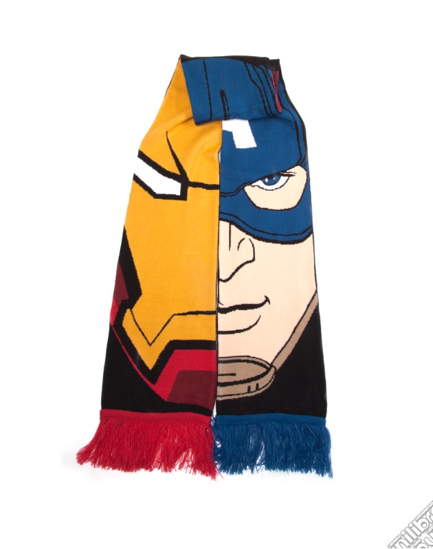 Marvel - Team Stark Vs Team Cap Knitted Scarf Knitted Fashion Scarves U Multicolor gioco
