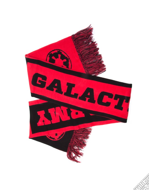 Star Wars - Galactic Army Red With Black Scarf Knitted Fashion Scarves U Red gioco