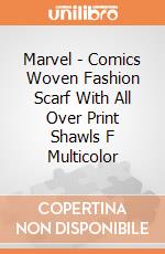 Marvel - Comics Woven Fashion Scarf With All Over Print Shawls F Multicolor gioco