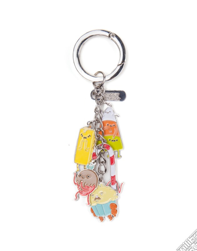 Adventure Time - Candy People Metal Keychain With Charms Metal Keychains U Multicolor gioco
