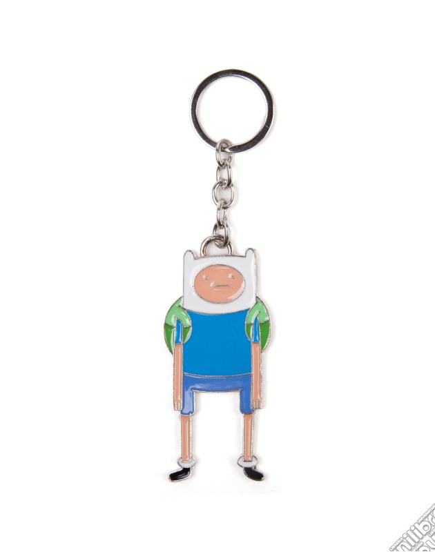Adventure Time - Finn Metal Keychain Metal Keychains U Blue gioco
