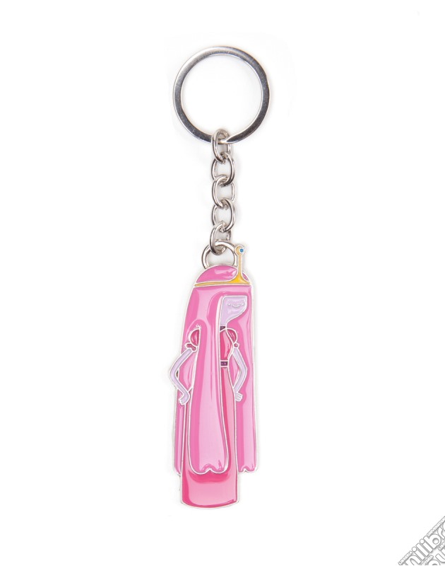 Adventure Time - Princess Bubblegum Metal Keychain Metal Keychains U Pink gioco