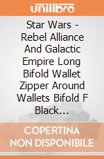 Star Wars - Rebel Alliance And Galactic Empire Long Bifold Wallet Zipper Around Wallets Bifold F Black (Portafoglio) gioco