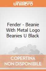 Fender - Beanie With Metal Logo Beanies U Black gioco di Bioworld