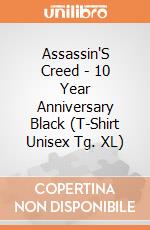 Assassin'S Creed - 10 Year Anniversary Black (T-Shirt Unisex Tg. XL) gioco