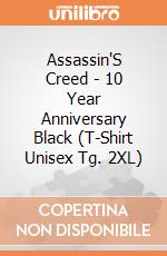 Assassin'S Creed - 10 Year Anniversary Black (T-Shirt Unisex Tg. 2XL) gioco