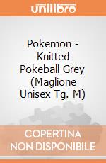 Pokemon - Knitted Pokeball Grey (Maglione Unisex Tg. M) gioco