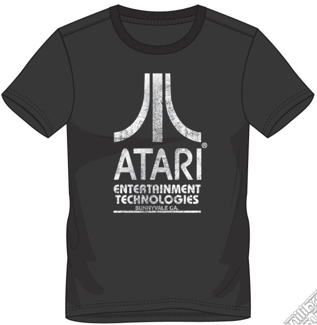 Atari - Entertainment Technologies Black (T-Shirt Unisex Tg. M) gioco
