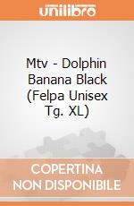 Mtv - Dolphin Banana Black (Felpa Unisex Tg. XL) gioco