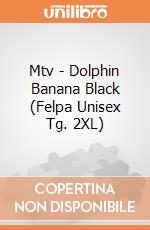 Mtv - Dolphin Banana Black (Felpa Unisex Tg. 2XL) gioco