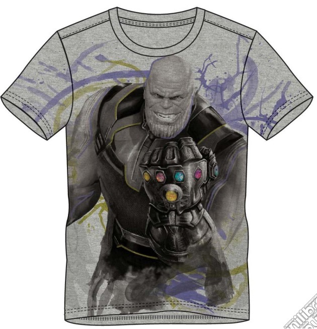 Avengers: Infinity War - Thanos Grey (T-Shirt Unisex Tg. L) gioco