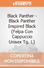 Black Panther - Black Panther Inspired Black (Felpa Con Cappuccio Unisex Tg. L) gioco