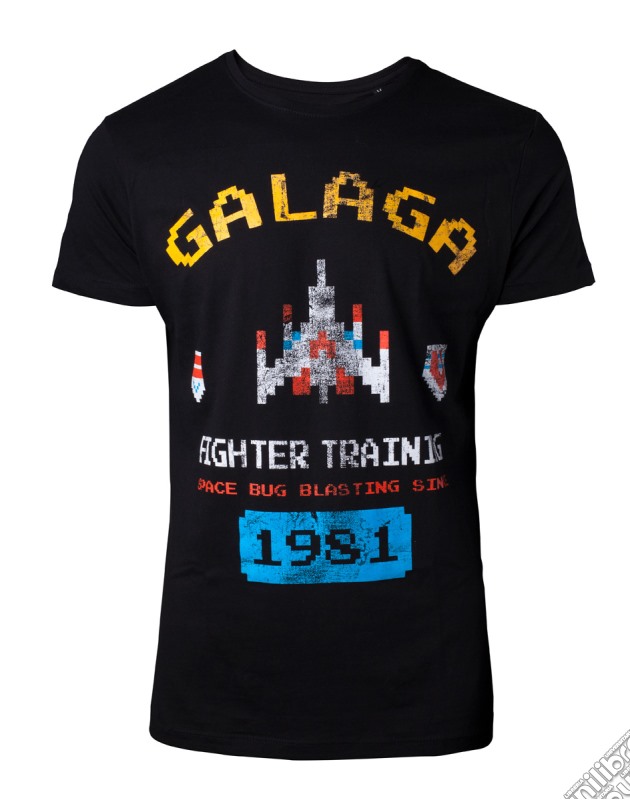 Arcade Classics - Galaga Vintage Black (T-Shirt Unisex Tg. S) gioco