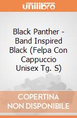 Black Panther - Band Inspired Black (Felpa Con Cappuccio Unisex Tg. S) gioco