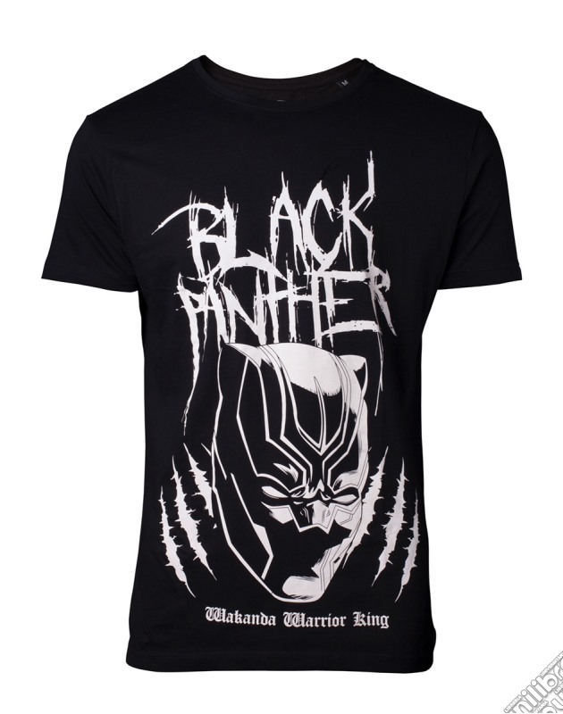 Black Panther - Metal Tee Inspired Black (T-Shirts Unisex Tg. XL) gioco