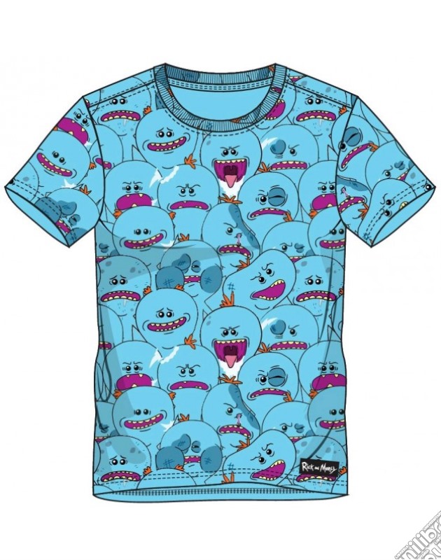 Rick And Morty - Aop Mr. Meeseeks Blue (T-Shirt Unisex Tg. M) gioco