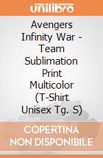 Avengers Infinity War - Team Sublimation Print Multicolor (T-Shirt Unisex Tg. S) gioco