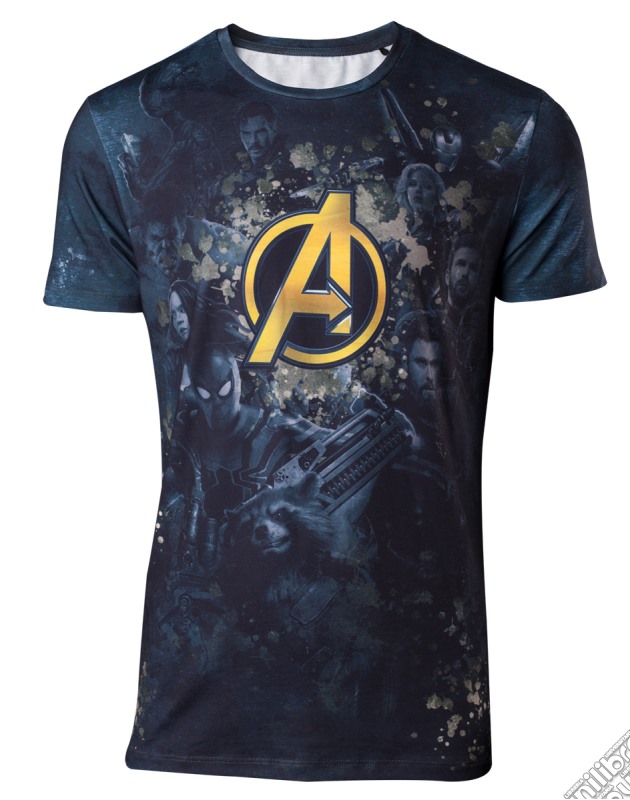 Avengers Infinity War - Team Sublimation Print Multicolor (T-Shirt Unisex Tg. XL) gioco