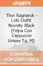 Thor Ragnarok - Loki Outfit Novelty Black (Felpa Con Cappuccio Unisex Tg. M) gioco