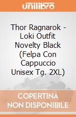 Thor Ragnarok - Loki Outfit Novelty Black (Felpa Con Cappuccio Unisex Tg. 2XL) gioco