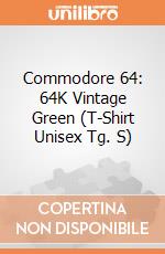Commodore 64: 64K Vintage Green (T-Shirt Unisex Tg. S) gioco