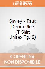 Smiley - Faux Denim Blue (T-Shirt Unisex Tg. S) gioco di Bioworld