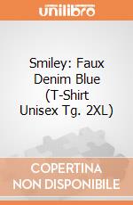 Smiley: Faux Denim Blue (T-Shirt Unisex Tg. 2XL) gioco