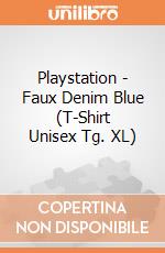 Playstation - Faux Denim Blue (T-Shirt Unisex Tg. XL) gioco