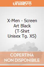 X-Men - Screen Art Black (T-Shirt Unisex Tg. XS) gioco