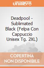 Deadpool - Sublimated Black (Felpa Con Cappuccio Unisex Tg. 2XL) gioco