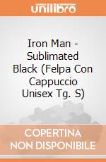 Iron Man - Sublimated Black (Felpa Con Cappuccio Unisex Tg. S) gioco
