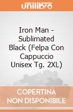 Iron Man - Sublimated Black (Felpa Con Cappuccio Unisex Tg. 2XL) gioco